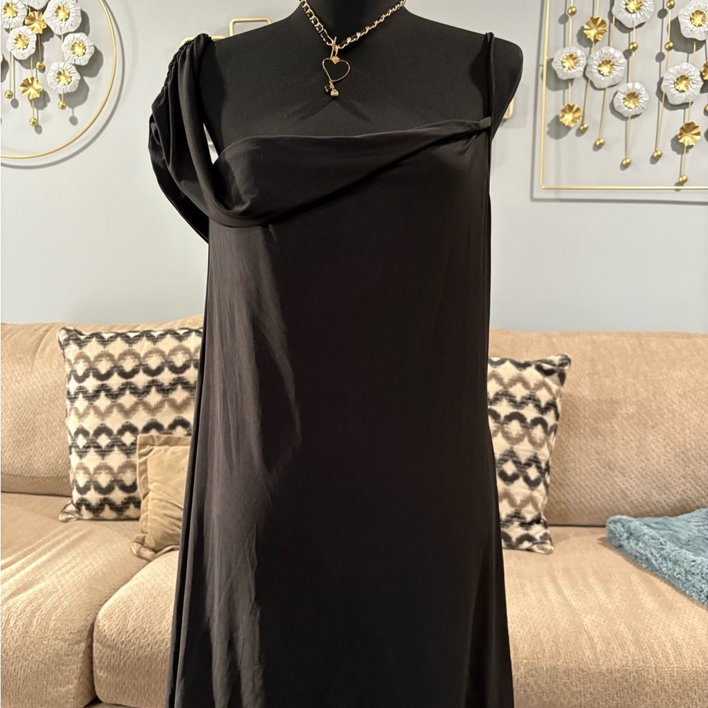 Nasty Gal Chic Black One Shoulder Dress